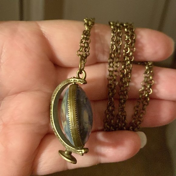 Starry Night/Van Gogh Double Sided Necklace - Picture 2 of 5
